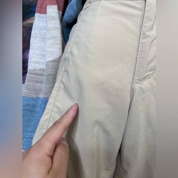 Patagonia Cream Nylon Performance Duo Dry Outdoor 11” Shorts Sz 12 Hiking - Picture 4 of 12